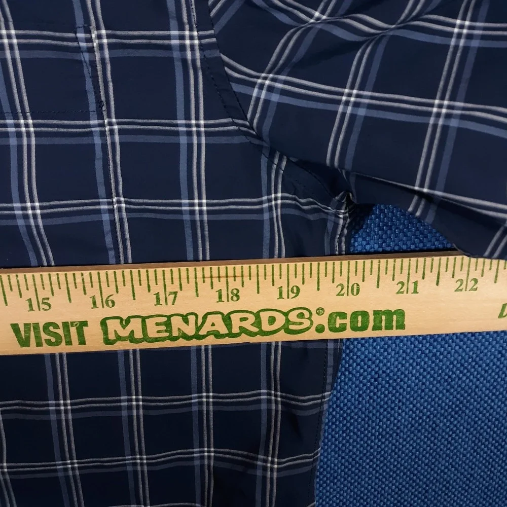 Banana Republic Tech Stretch Cotton Shirt Mens Medium Slim Flex Fit